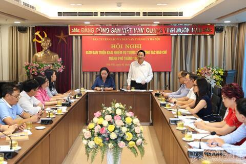 Tăng cường tuyên truyền về Đại hội XVIII Đảng bộ thành phố Hà Nội