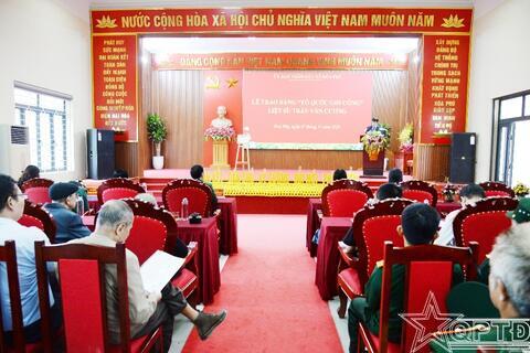 Công bố Quyết định và trao Bằng “Tổ quốc ghi công” cho liệt sĩ Trần Văn Cương