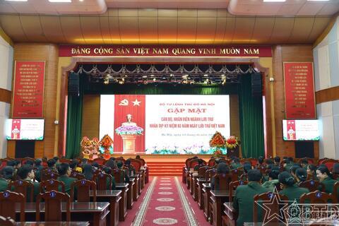 Gặp mặt cán bộ, nhân viên ngành văn thư, bảo mật, lưu trữ trong toàn Bộ Tư lệnh nhân dịp kỷ niệm 80 năm Ngày Lưu trữ Việt Nam