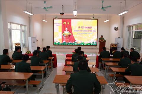100% học viên tốt nghiệp bồi dưỡng công tác quân sự địa phương