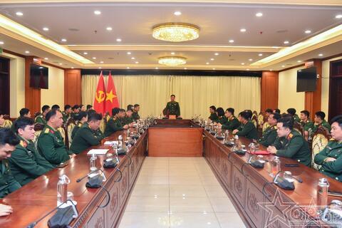 Gặp mặt, động viên bộ phận bảo đảm, phục vụ nhân dịp Tết Nguyên đán Bính Ngọ