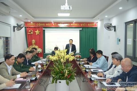 Bàn giao nhiệm vụ Chỉ huy trưởng Ban CHQS phường Giảng Võ