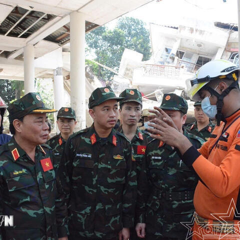 Quân đội nhân dân Việt Nam tham gia khắc phục hậu quả động đất tại Myanmar