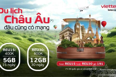 Viettel ra mắt loạt gói cước Data Roaming tại nhiều quốc gia