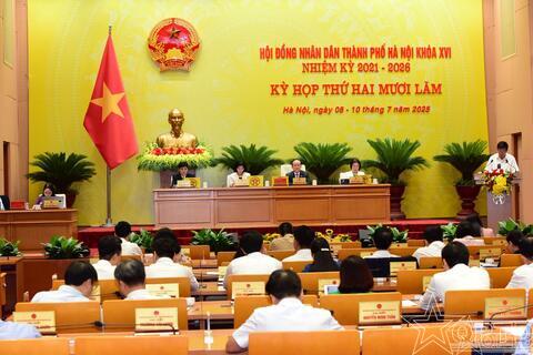 Bế mạc kỳ họp thứ 25 HĐND thành phố Hà Nội