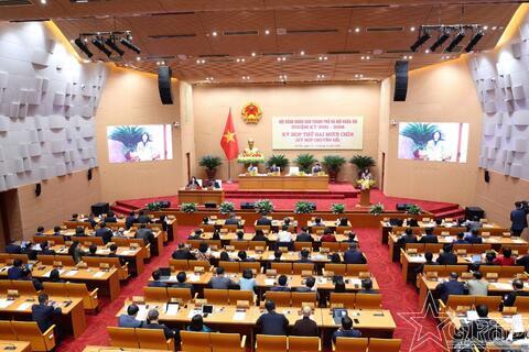 HĐND thành phố Hà Nội khóa XVI khai mạc kỳ họp thứ 29