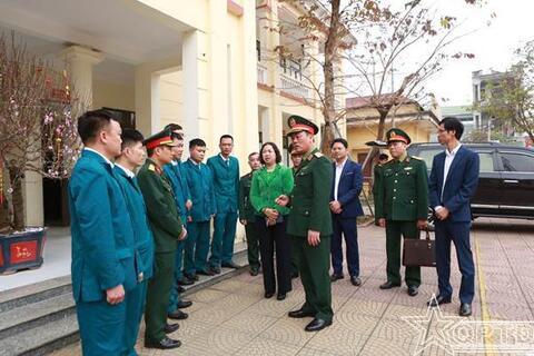 Kiểm tra công tác sẵn sàng chiến đấu tại Ban CHQS xã Cổ Đô