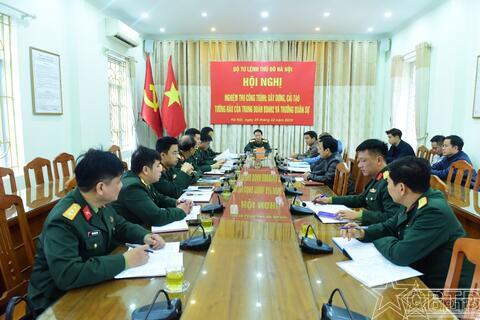 Bộ Tư lệnh Thủ đô Hà Nội kiểm tra, nghiệm thu dự án cải tạo hạ tầng tại Trung đoàn 692 và Trường Quân sự