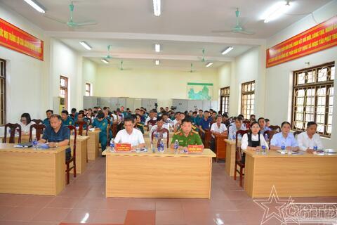Thực hiện tốt công tác quốc phòng, thúc đẩy phát triển kinh tế - xã hội
