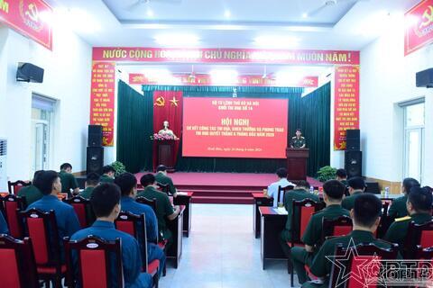 Khối thi đua số 14 Bộ Tư lệnh Thủ đô Hà Nội sơ kết Phong trào Thi đua Quyết thắng 6 tháng đầu năm 2026