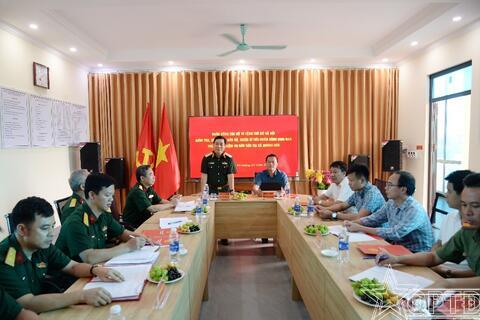 Thăm, động viên cán bộ, chiến sĩ Tiểu đoàn Công binh 544