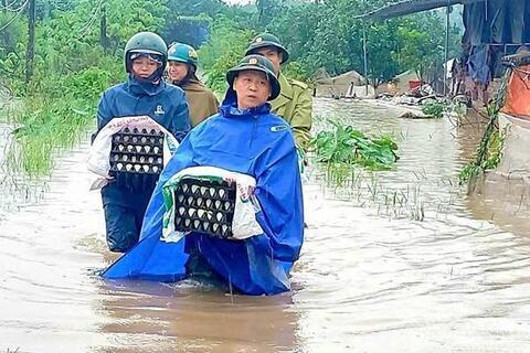 Hạn chế thấp nhất thiệt hại tài sản của Nhân dân do mưa lớn