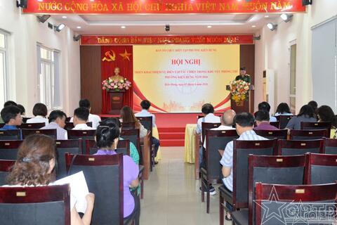 Phường Kiến Hưng triển khai nhiệm vụ diễn tập tác chiến trong khu vực phòng thủ năm 2026