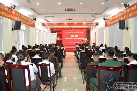 Phường Kiến Hưng sơ duyệt diễn tập chiến đấu phòng thủ