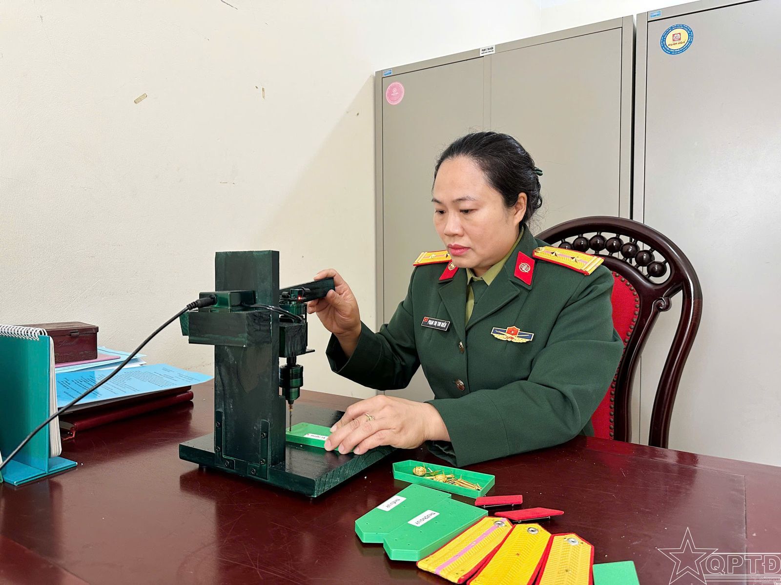 Nữ quân nhân giỏi chuyên môn, sáng tạo trong nhiệm vụ