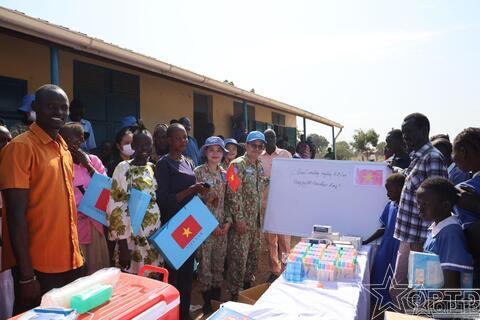 BVDC 2.7  tiếp bước chặng đường giáo dục tại Bentiu