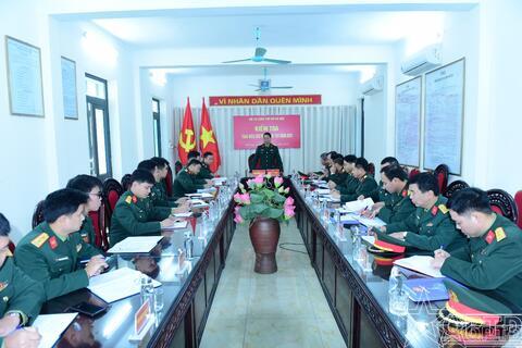 Kiểm tra toàn diện các mặt công tác tại Tiểu đoàn Thông tin