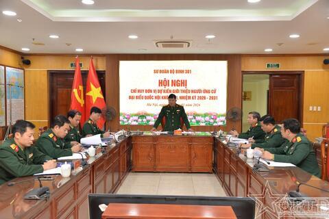 Sư đoàn Bộ binh 301: Lựa chọn, giới thiệu người ứng cử đại biểu Quốc hội khoá XVI nhiệm kỳ 2026-2031