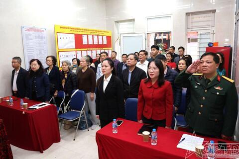 Phường Hai Bà Trưng: Kết nạp Đảng cho công dân chuẩn bị nhập ngũ