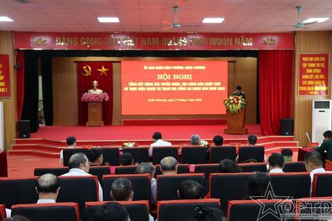 Phường Xuân Phương tổng kết công tác tuyển quân năm 2026