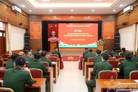 Ban Chỉ huy PTKV3-Hồng Hà: Rút kinh nghiệm công tác huấn luyện, xây dựng chính quy, quản lý kỷ luật