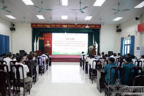 Xã Tam Hưng sơ kết nhiệm vụ quân sự, quốc phòng 6 tháng đầu năm