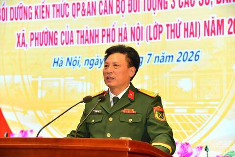 111 cán bộ đối tượng 3 hoàn thành bồi dưỡng kiến thức quốc phòng và an ninh
