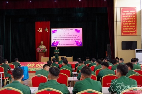 Tiểu đoàn Công binh 544: Tọa đàm hưởng ứng Ngày chuyển đổi số quốc gia