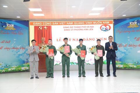 Thanh niên phường Kim Liên sẵn sàng lên đường nhập ngũ