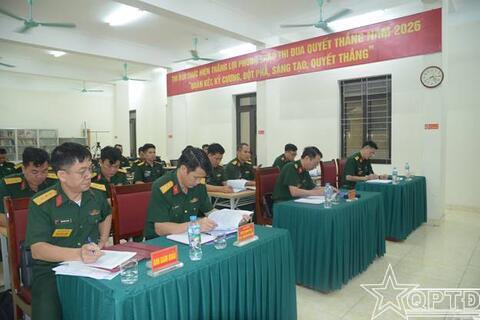 Hội thi Báo cáo viên giỏi Cục Hậu cần-Kỹ thuật năm 2026